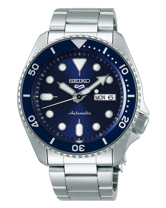 Seiko 5 Sport Blue Dial & Bezel Automatic Watch SRPD51K1