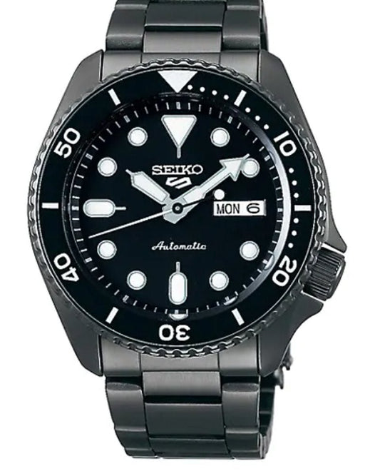 Seiko 5 Sport Automatic Watch Black Dial & Bezel SRPD65K1