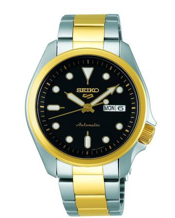 Seiko 5 Sports Men's Two-Tone Bracelet Watch SRPE60K1