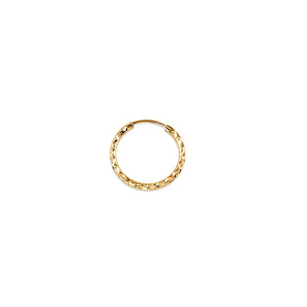 15mm Diamond Cut Gold Dazzles