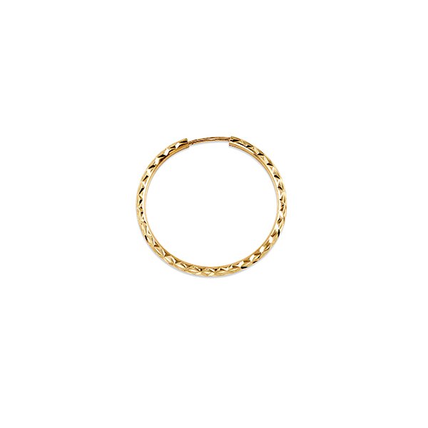 24mm Diamond Cut Gold Dazzles